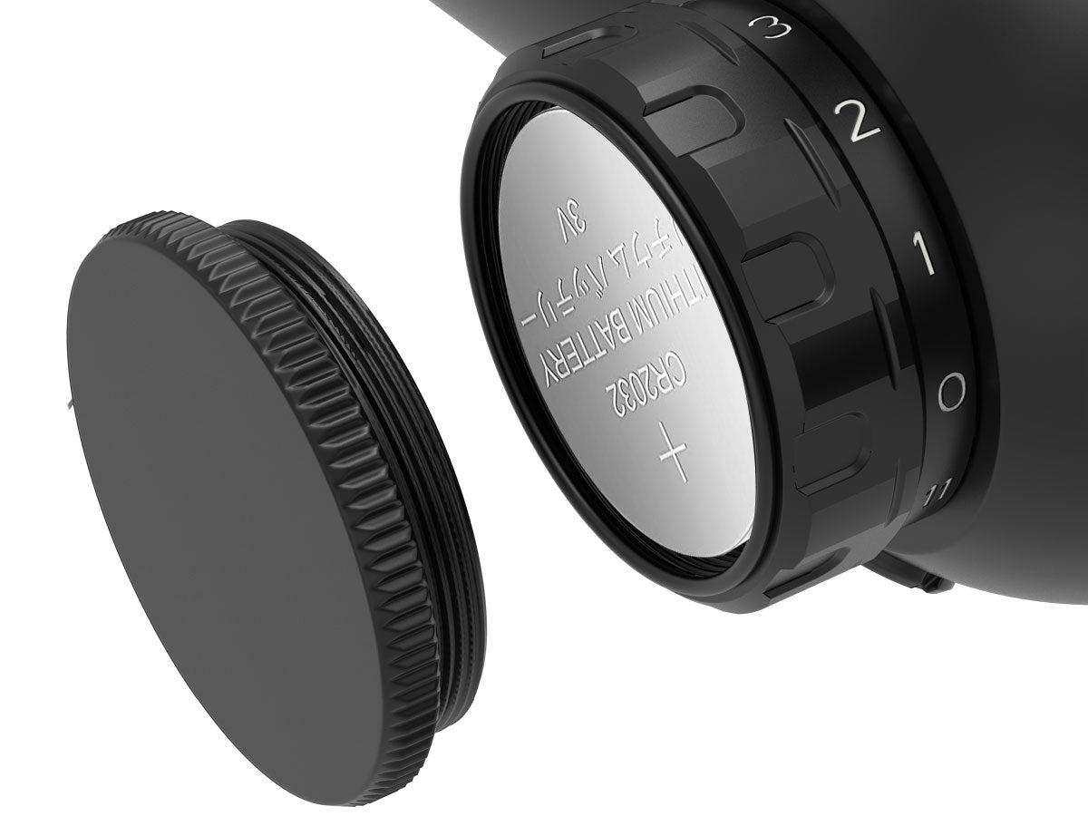 11 levels red illumination knob for various lighting conditions